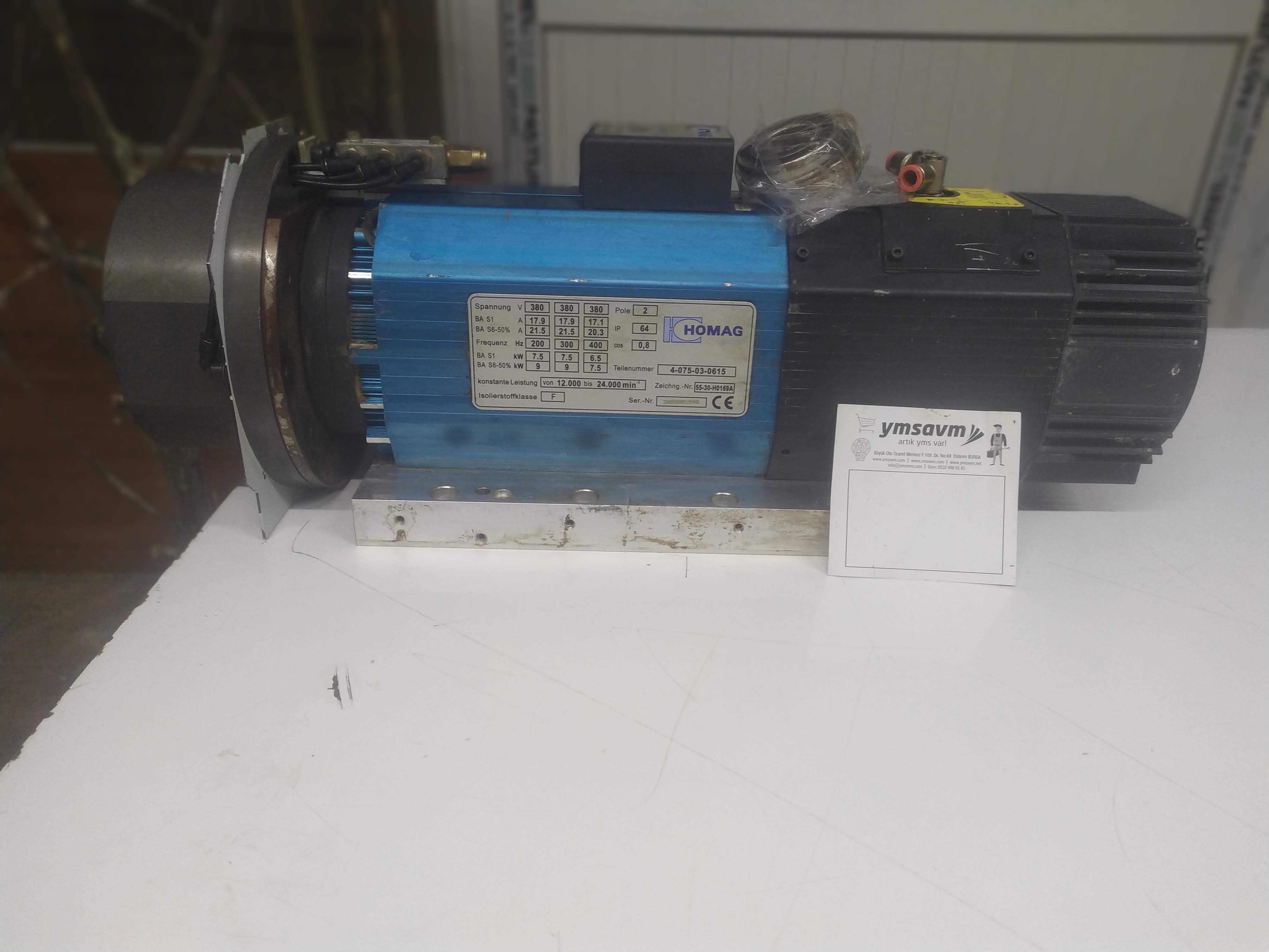 Homag Wekke Spindle Motor Tamiri 